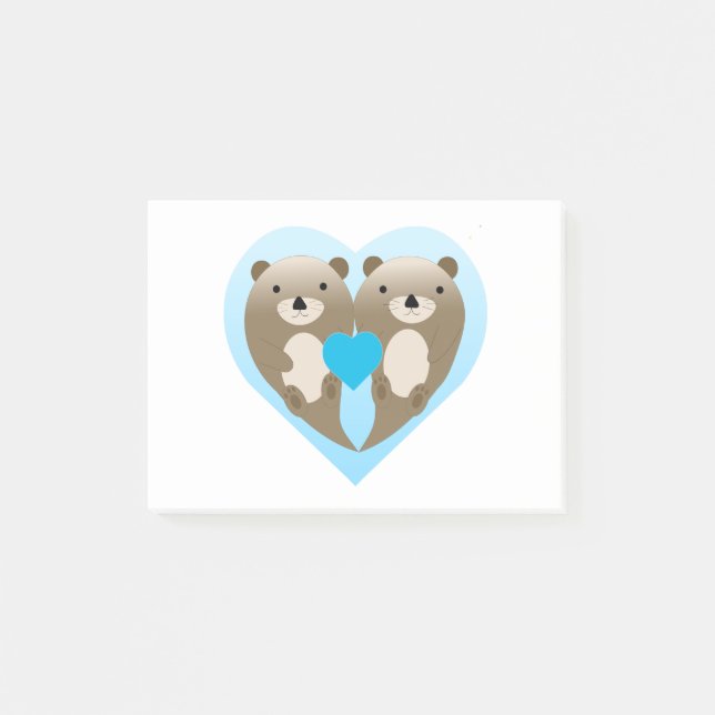 Otter Love Post-it Notes (Front)
