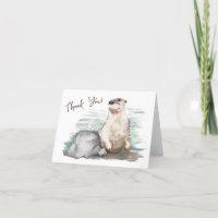 Otter Love -Thank You Cards