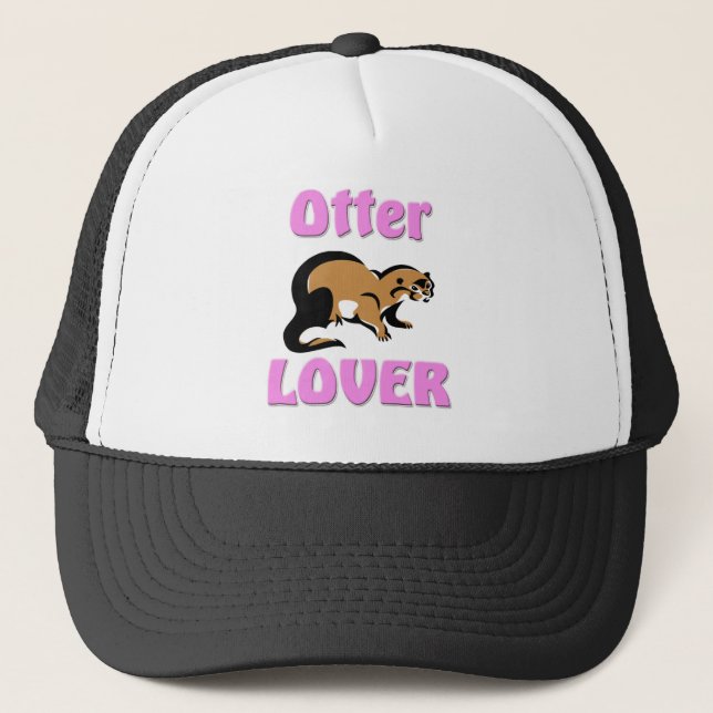 Otter Lover Trucker Hat (Front)