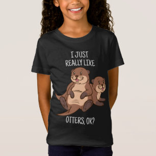 Otter Lover Women Sea Otter Gift for Men Otter T-Shirt