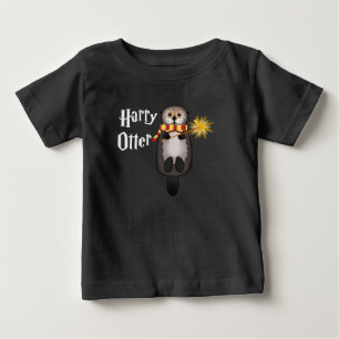 Otter Magic Wizard Funny Otter Halloween Baby T-Shirt