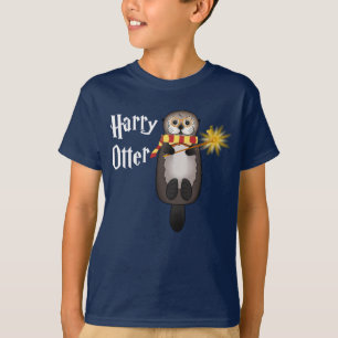Otter Magic Wizard Funny Otter Halloween T-Shirt