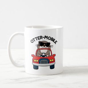 Otter-mobile Funny Animal Car Pun Coffee Mug