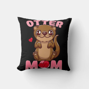 Otter Mum   Gift For Owner Otter Mum Cushion