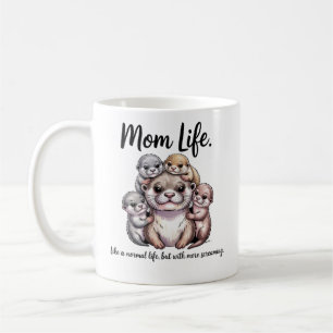Otter Mum Life Mug - Funny Parenting Coffee Cup