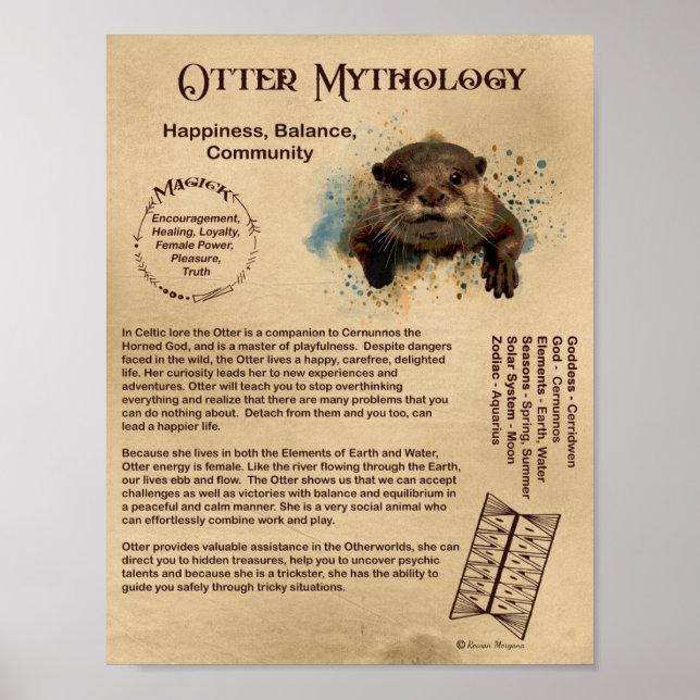 OTTER MYTHOLOGY POSTER (Front)