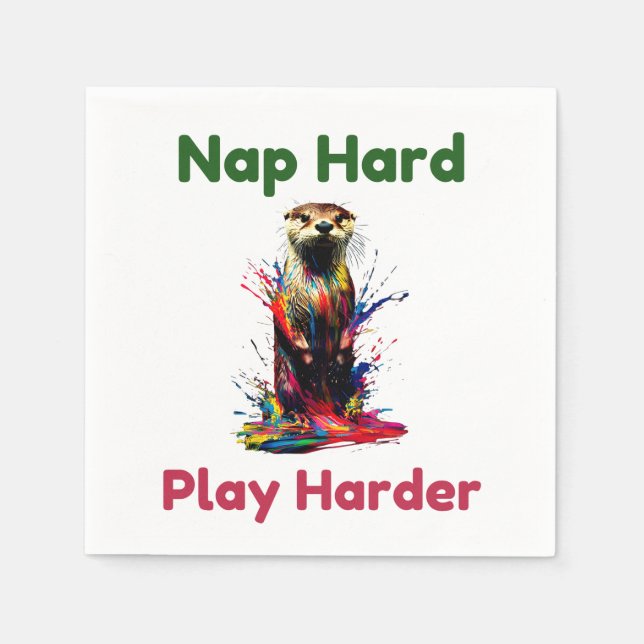 Otter Napkin (Front)