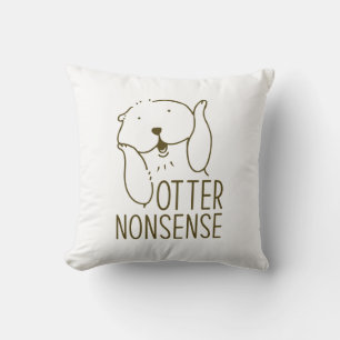 Otter Nonsense Cushion