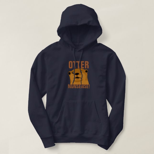 Otter Nonsense Hoodie (Design Front)