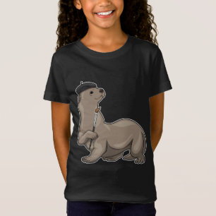 Otter Painting Paint brush T-Shirt