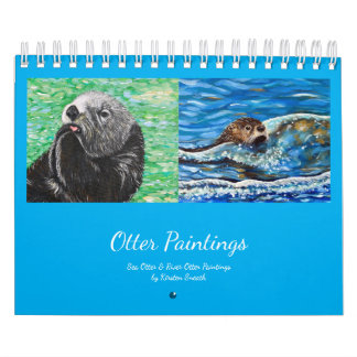 Otter Paintings Calendar