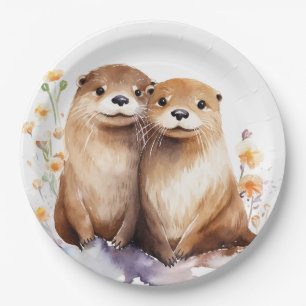 Otter Paper Plate
