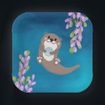 Otter Party Paper Plate<br><div class="desc">Paper plate for otter party</div>