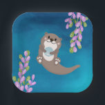 Otter Party Paper Plate<br><div class="desc">Paper plate for otter party</div>