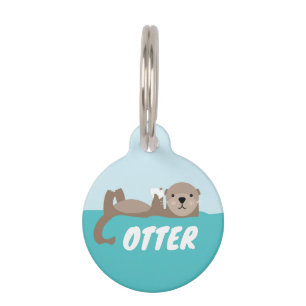 otter pet tag