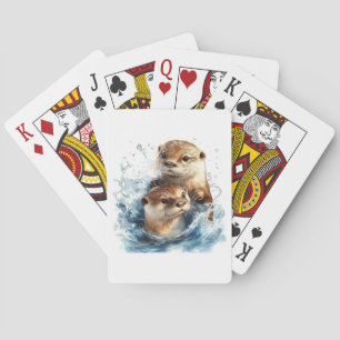 Otter Playing Cards