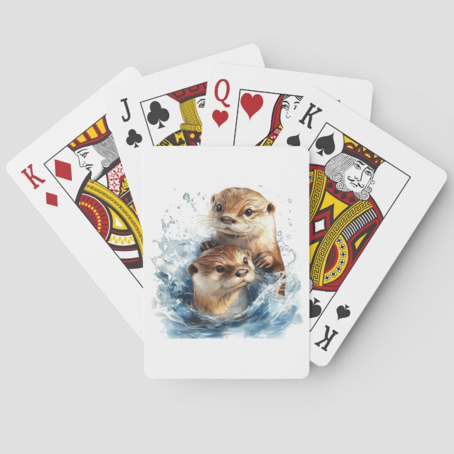 Otter Playing Cards (Back)
