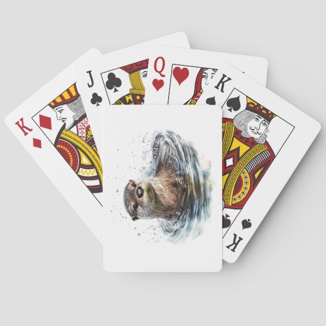 Otter Playing Cards (Back)