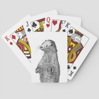 Otter Playing Cards