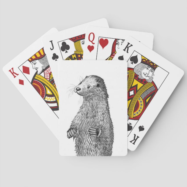 Otter Playing Cards (Back)