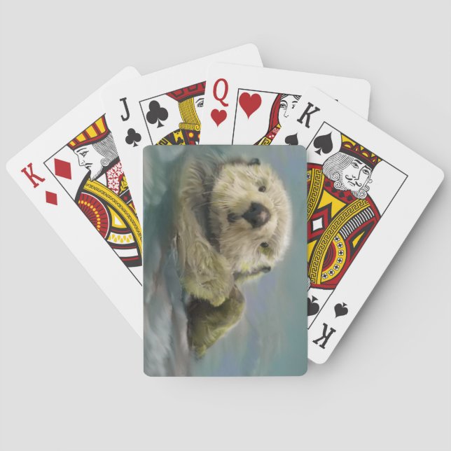 Otter PLaying Cards (Back)