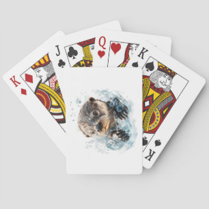 Otter Playing Cards