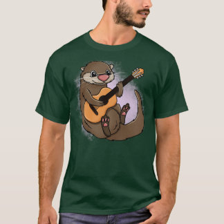 Otter Playing Guitar T-Shirt