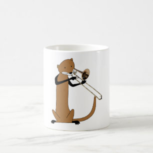 Otter Playing the Trombone Coffee Mug