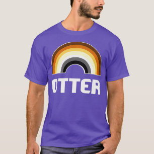 Otter Rainbow Gay Bear LGBT Gay Pride Bear Wolf T-Shirt