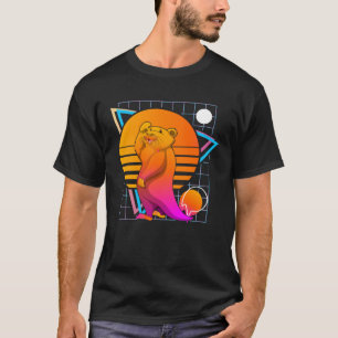 Otter Retro 80s Style Vintage Animal T-Shirt