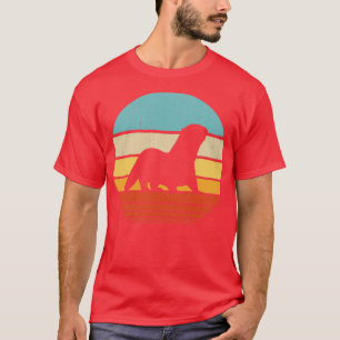 Otter Retro Sunset Vintage 60s 70s for Boys Girls  T-Shirt