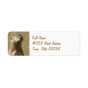 Otter Return Address Label