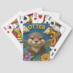 Otter River Bank Modern KlayKoo Playing Cards
