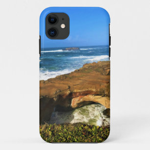 Otter Rock at Devil's Punchbowl State Park, Oregon iPhone 11 Case
