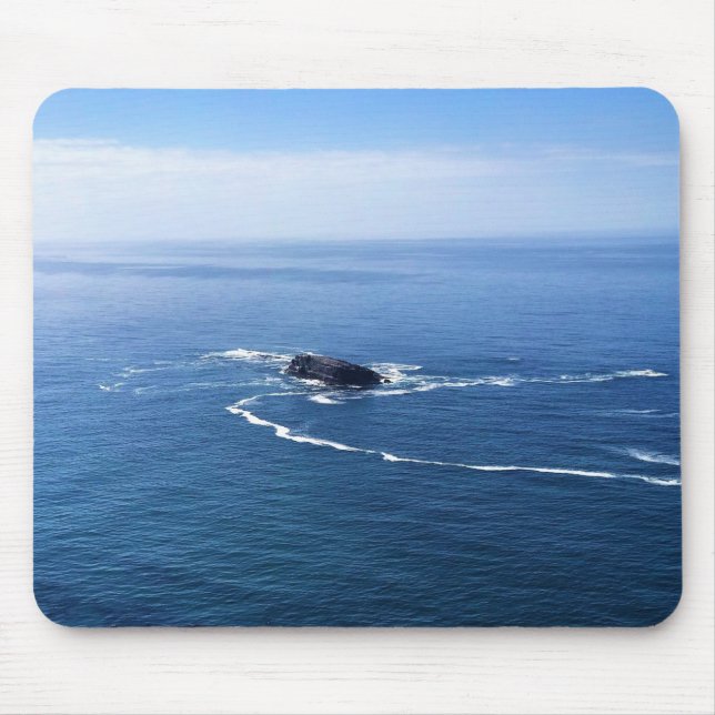 Otter Rock, Cape Foulweather, Newport, Oregon Mouse Mat (Front)