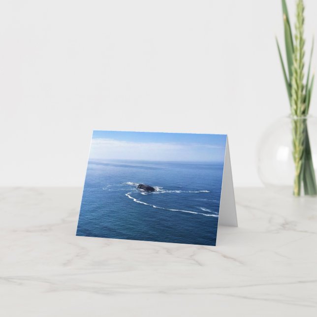 Otter Rock, Cape Foulweather, Newport, Oregon Thank You Card (Front)