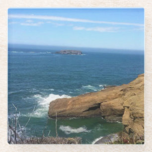 Otter Rock, Oregon Coast Glass Coaster