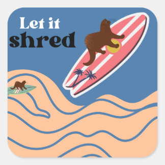 Otter Shred Sticker