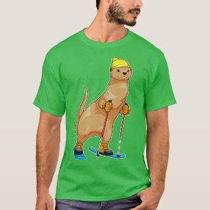Otter Skier Ski Winter sports T-Shirt