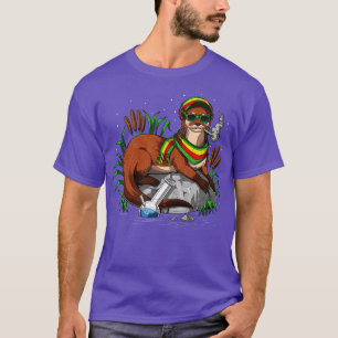 Otter Smoking Weed T-Shirt