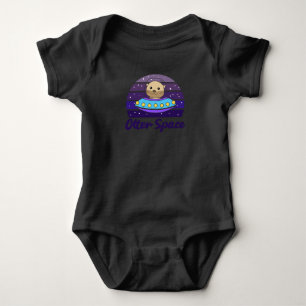 Otter Space A Cute Otter In Space In The UFO Baby Bodysuit
