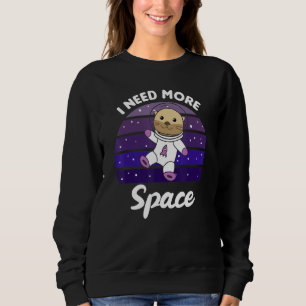 Otter Space A Sweet Otter In Space Funny Otter Sweatshirt