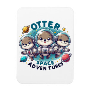 Otter Space Adventures Magnet