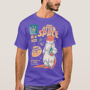 Otter Space Astronaut Other Gravity Galaxy Comics T-Shirt