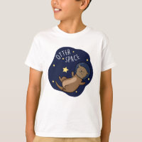 Otter Space Funny Astronaut Otter Pun 
