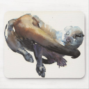 Otter Study I - 'Talisker' Mouse Mat