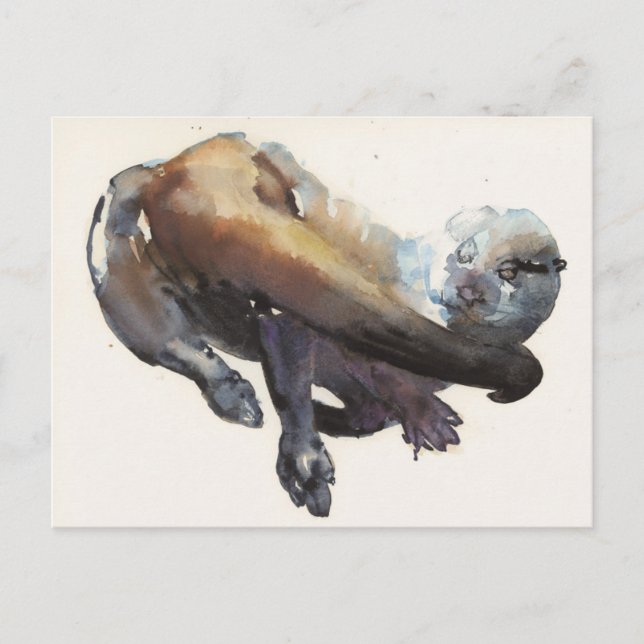 Otter Study I - 'Talisker' Postcard (Front)