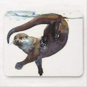 Otter Study II -'Talisker' Mouse Mat