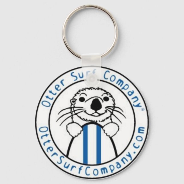 Otter Surf Company Custom Key Chain (Front)