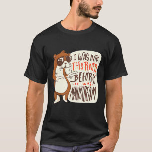 Otter Tee Cool Otter With Sunglasses Sea Otter Say